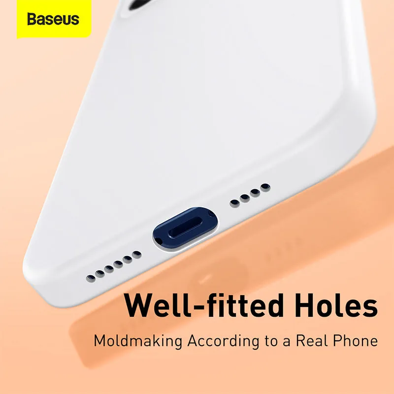 Baseus Liquid Silica Gel Protective Case for iPhone 12 2020 Models (WIAPIPH61P-YT01)