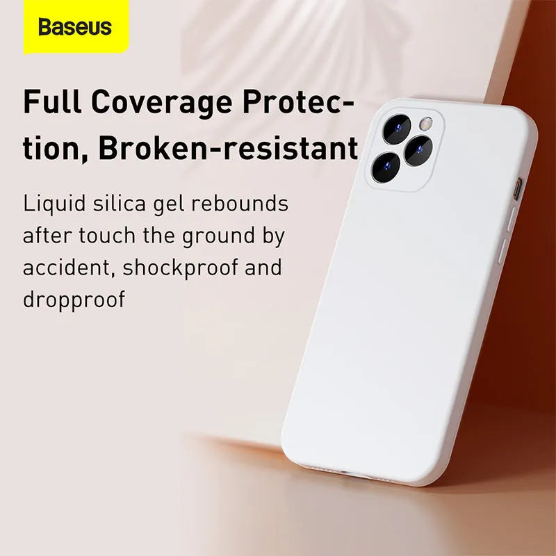 Baseus Liquid Silica Gel Protective Case for iPhone 12 2020 Models (WIAPIPH61P-YT01)