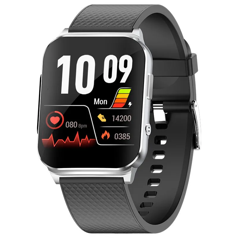 BEARSCOME BCEP01 ECG HRV Monitoring Smart Watch, SpO2/Sleep, Music, Waterproof,Message/Caller Receive, Female Caring