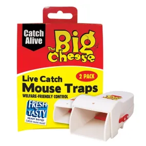 Big Cheese Live Catch Mouse Trap 2 Pack