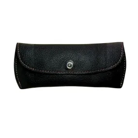 Black Leather Eyewear Case - Optical Cover