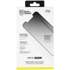 BodyGuardz PRTX Privacy Screen Protector for iPhone 13 Pro Max