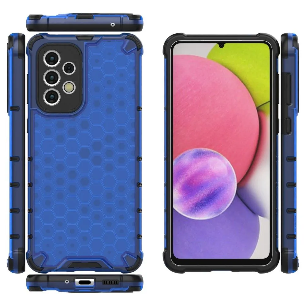 Bofink Honeycomb Samsung Galaxy A33 5G case - Blue