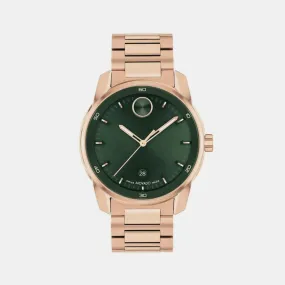 Bold Men's Green Analog Stainless Steel Watch 3601138