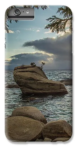 Bonsai Rock Through The Trees By Brad Scott - Phone Case