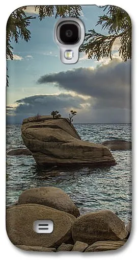 Bonsai Rock Through The Trees By Brad Scott - Phone Case