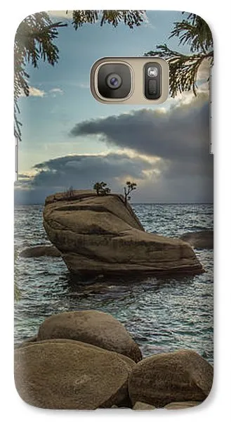 Bonsai Rock Through The Trees By Brad Scott - Phone Case