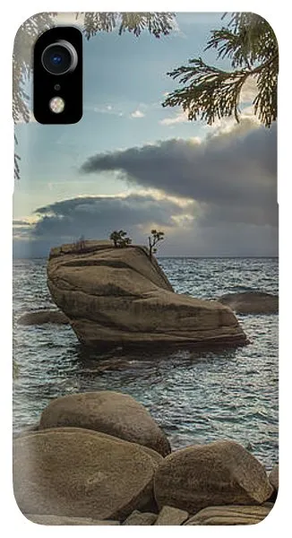 Bonsai Rock Through The Trees By Brad Scott - Phone Case