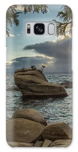 Bonsai Rock Through The Trees By Brad Scott - Phone Case