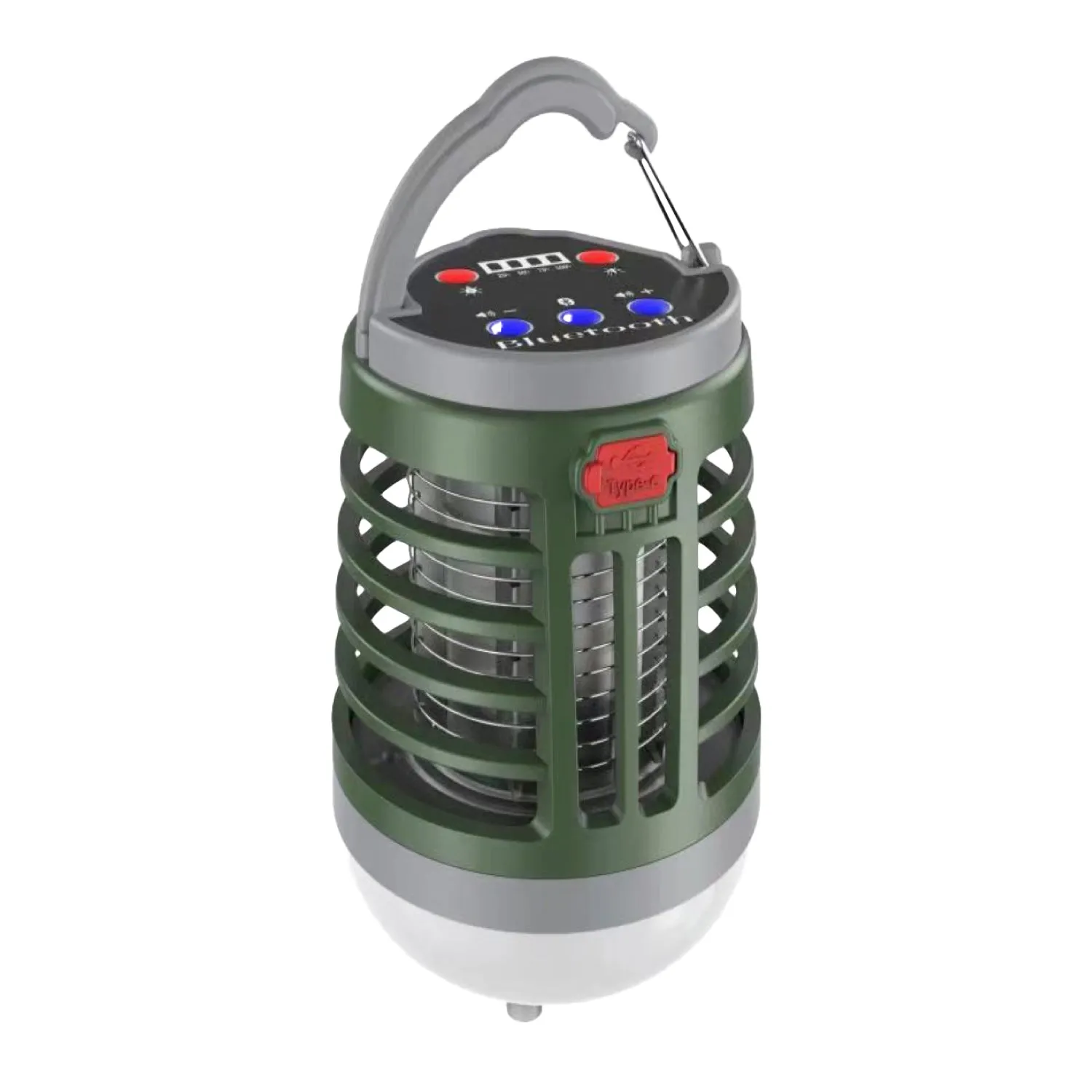 Brookstone Rechargeable LED Bug & Mosquito Zapper with Bluetooth Speaker