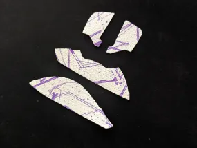 BT.L Mouse Grip for Glorious Model D  White and Purple