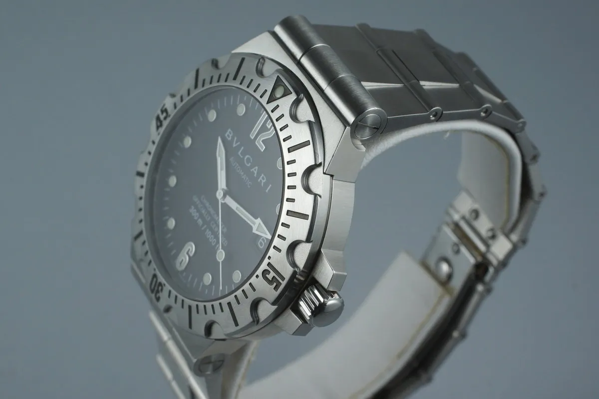 Bvlgari Scuba Diagono Professional SD40S with Papers