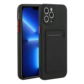 Card holder cover for iPhone 13 Pro Max - Black