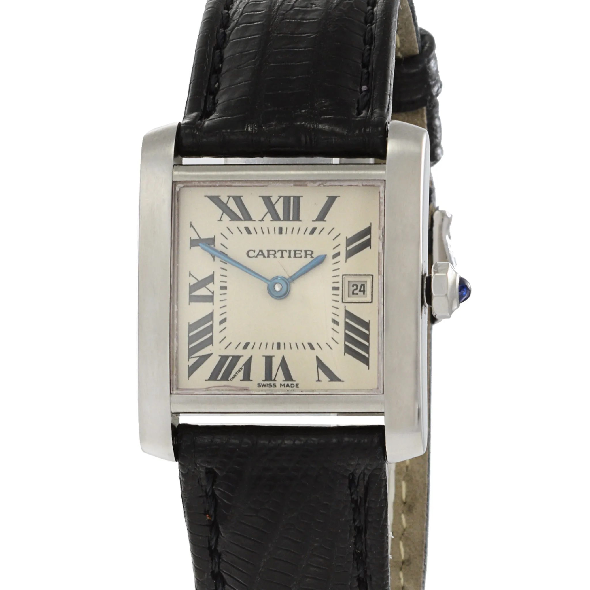 Cartier Tank Francaise With Date Quartz Movement Reference 2465