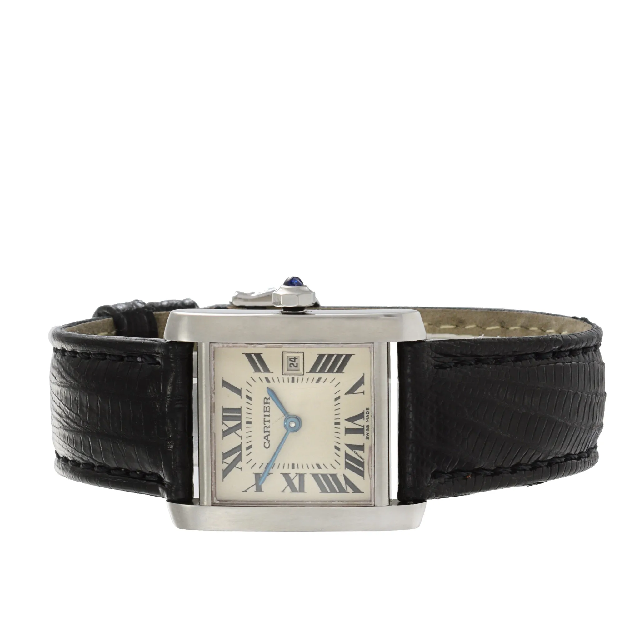 Cartier Tank Francaise With Date Quartz Movement Reference 2465