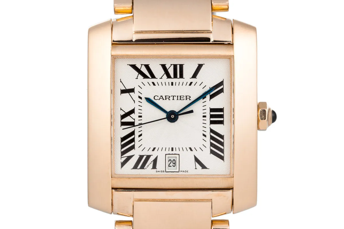 Cartier Yellow Gold Tank Francaise Date W50001R2