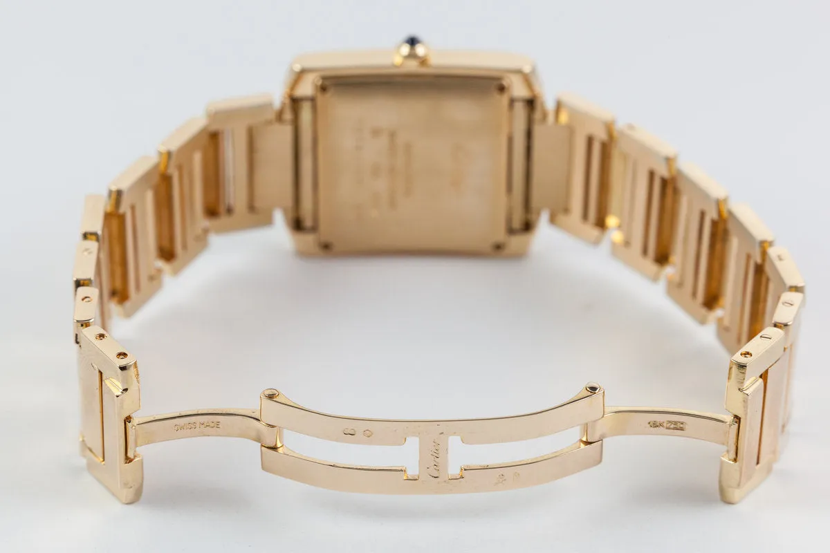 Cartier Yellow Gold Tank Francaise Date W50001R2