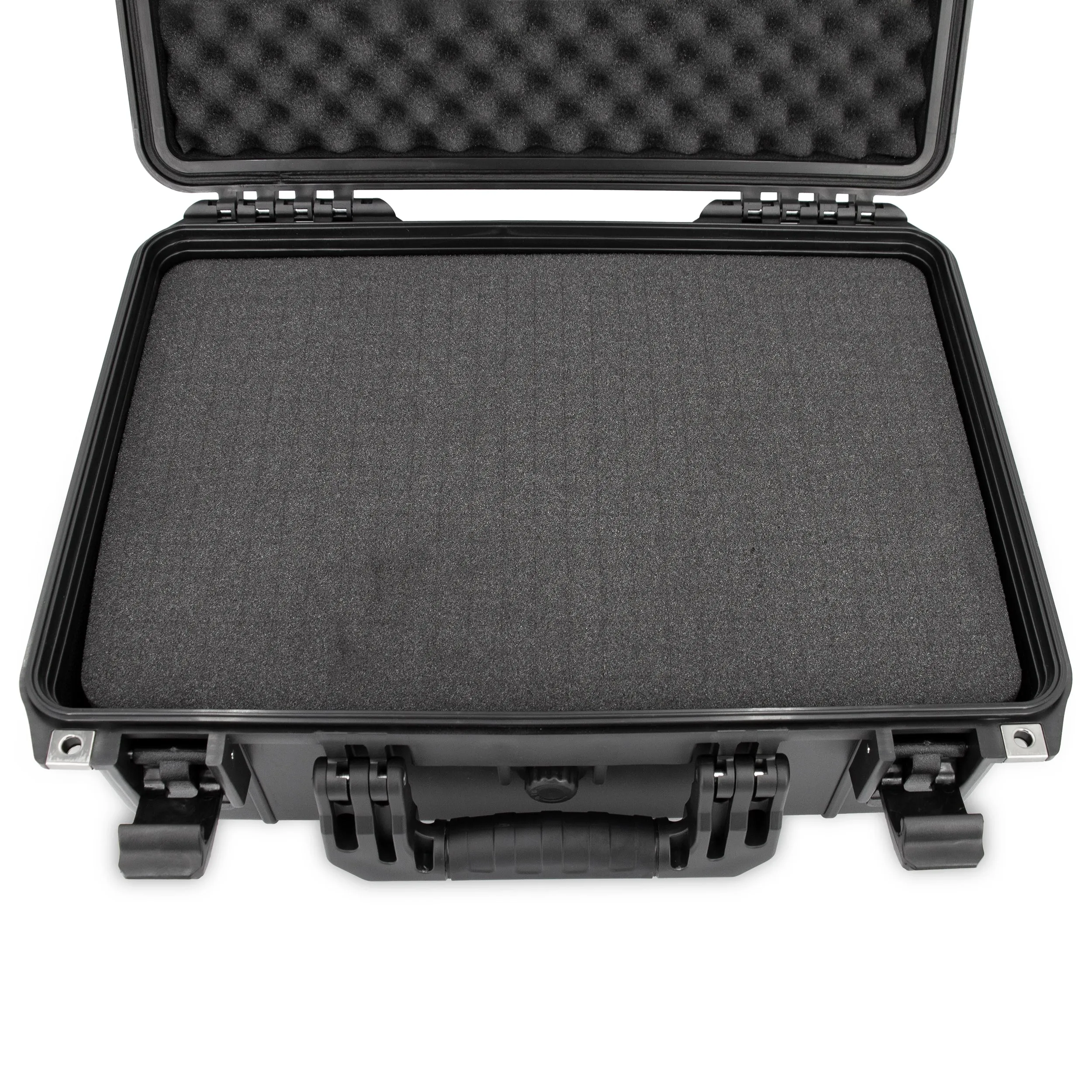 CASEMATIX 18" Customizable 6 Pistol Multiple Pistol Case - Waterproof & Shockproof Hard Gun Cases for Pistols, Magazines and Accessories with 3" Foam