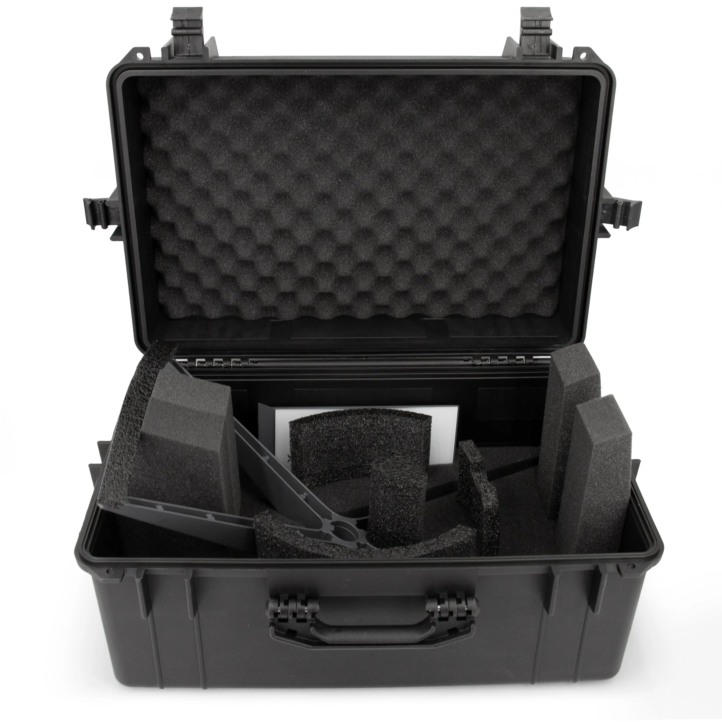 CASEMATIX Travel Case Compatible with Starlink Standard Actuated V2 Dish Kit, Router, Cables & Adapters - Waterproof Gen 2 Satellite Case Only