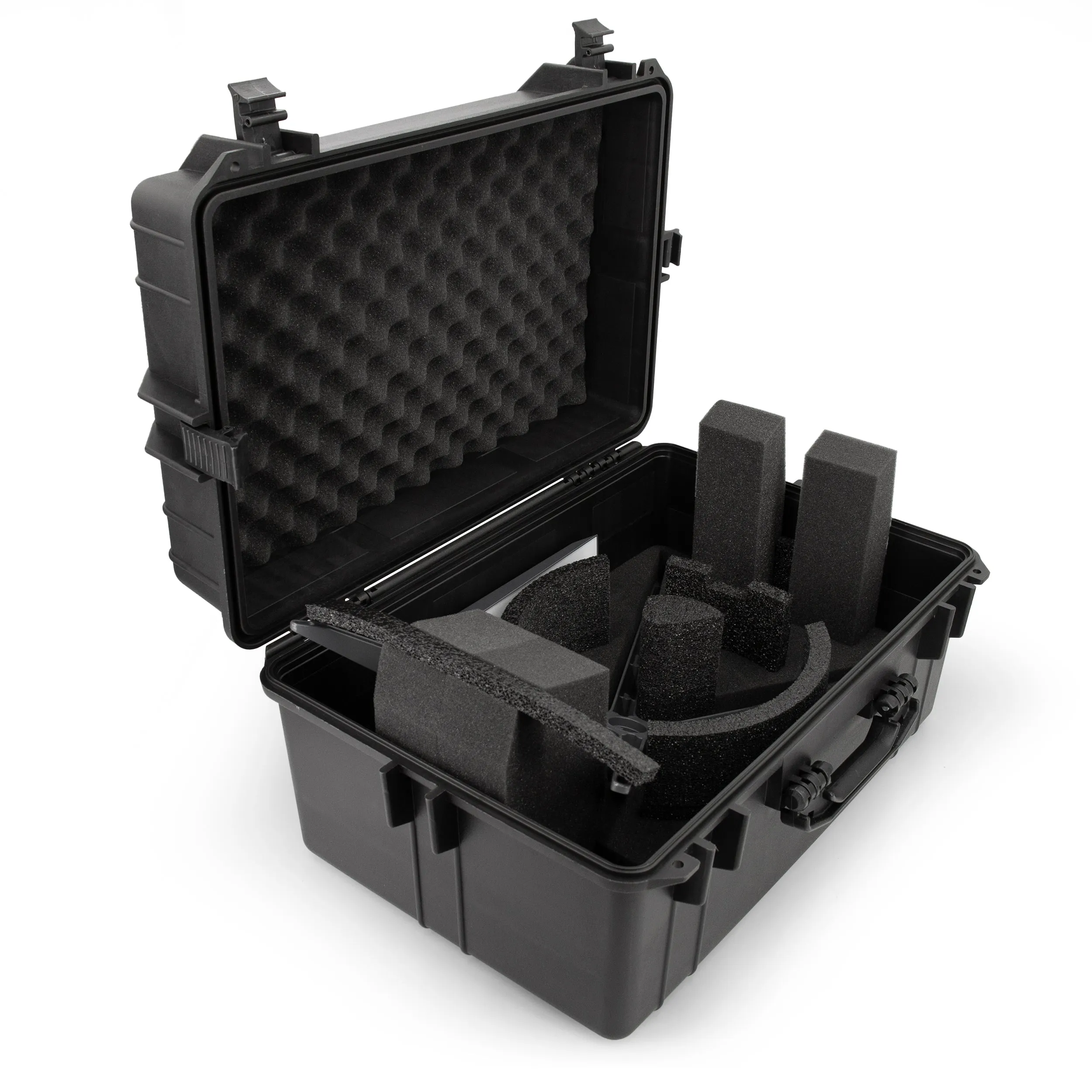 CASEMATIX Travel Case Compatible with Starlink Standard Actuated V2 Dish Kit, Router, Cables & Adapters - Waterproof Gen 2 Satellite Case Only