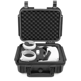 CASEMATIX Waterproof Hard Case Compatible with Meta Quest or Oculus Quest VR Gaming Headset & Accessories with Customizable Foam Interior