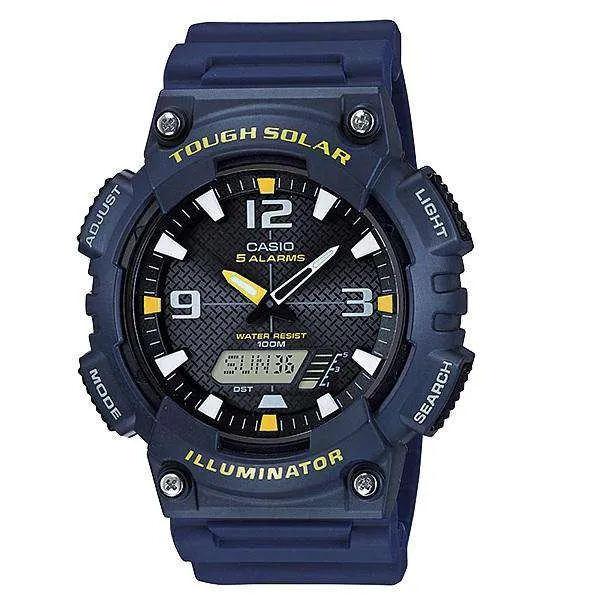 Casio AQ-S810W-2A Blue Solar Powered Watch for Men