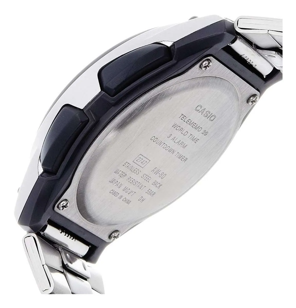 Casio AW-80D-1A2 Silver Stainless Watch for Men