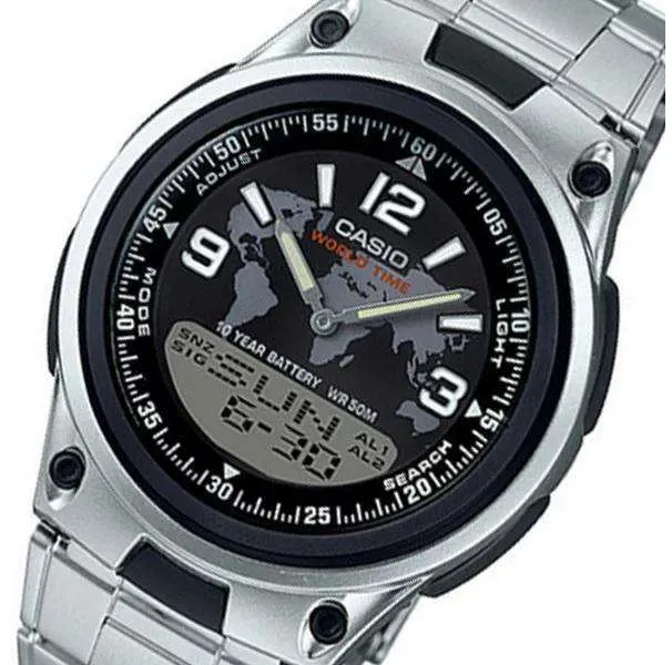 Casio AW-80D-1A2 Silver Stainless Watch for Men