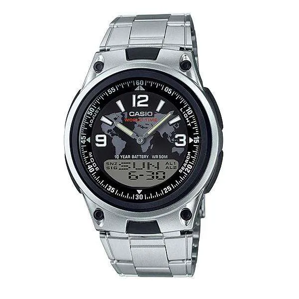 Casio AW-80D-1A2 Silver Stainless Watch for Men