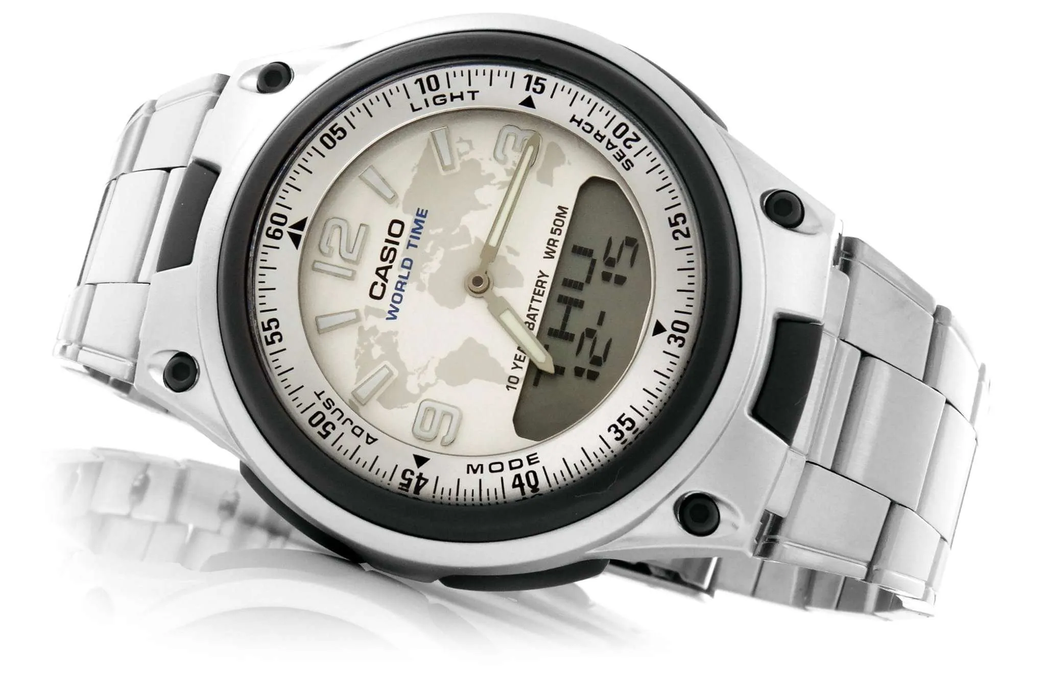 Casio AW-80D-7A2 Silver Stainless Watch for Men