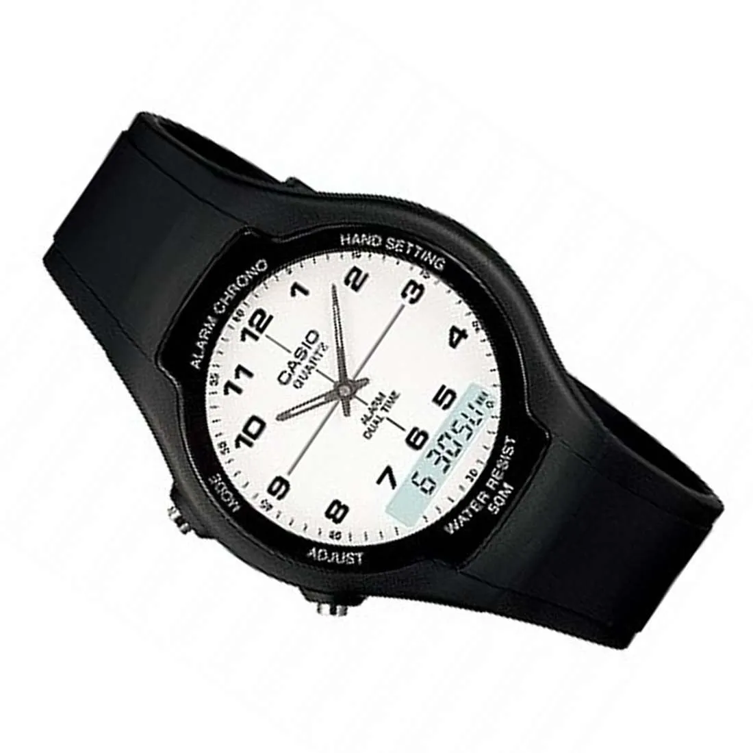 Casio AW-90H-7BVDF Black Resin Watch for Men and Women