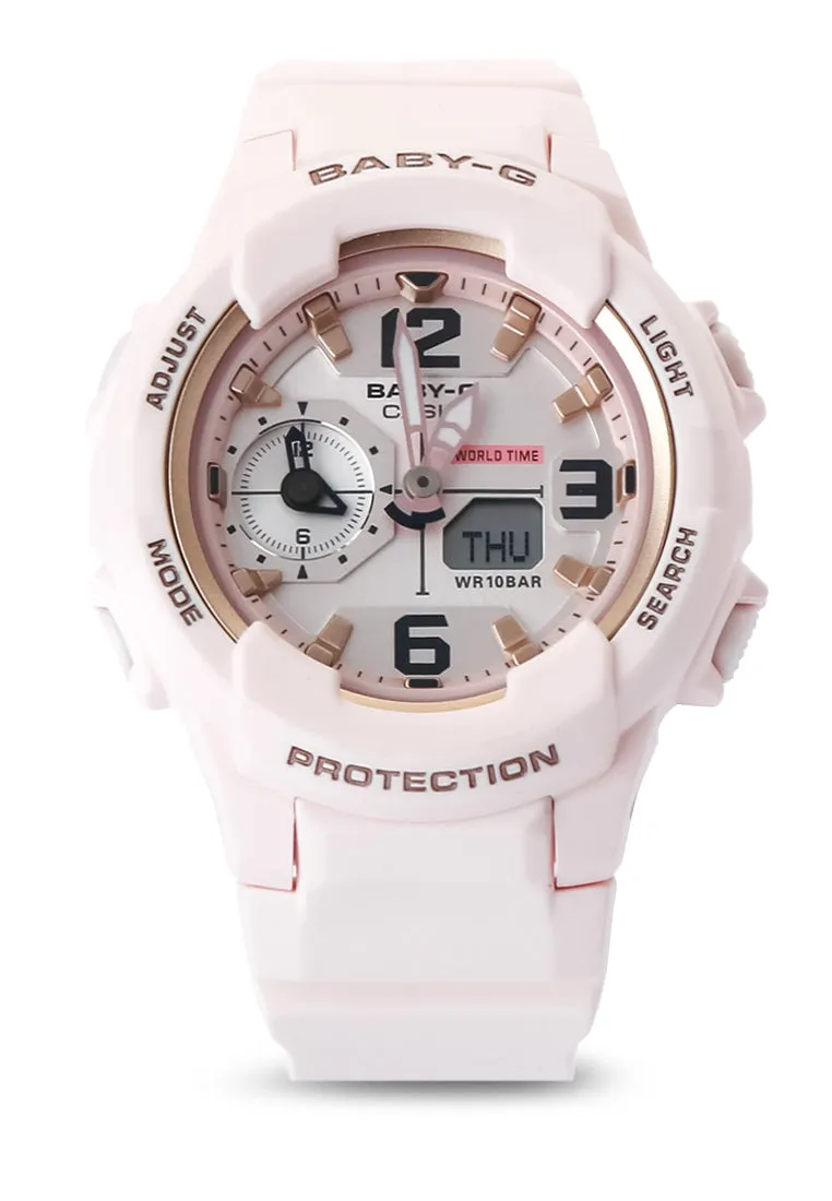 Casio Baby-g BGA-230SC-4B Digital Analog Rubber Strap Watch for Women