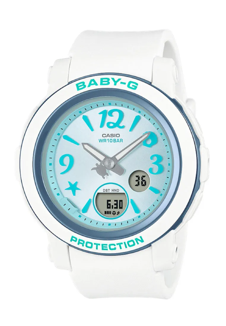 Casio Baby-g BGA-290US-2A Digital Analog Rubber Strap Watch for Women