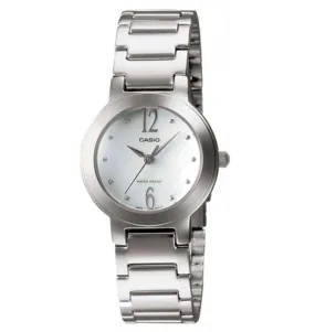 Casio LTP-1191A-7ADF Silver Stainless Steel Strap Watch for Women