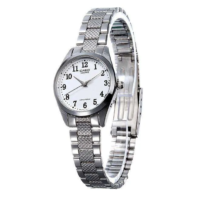 Casio LTP-1274D-7BDF Silver Stainless Steel Strap Watch for Women