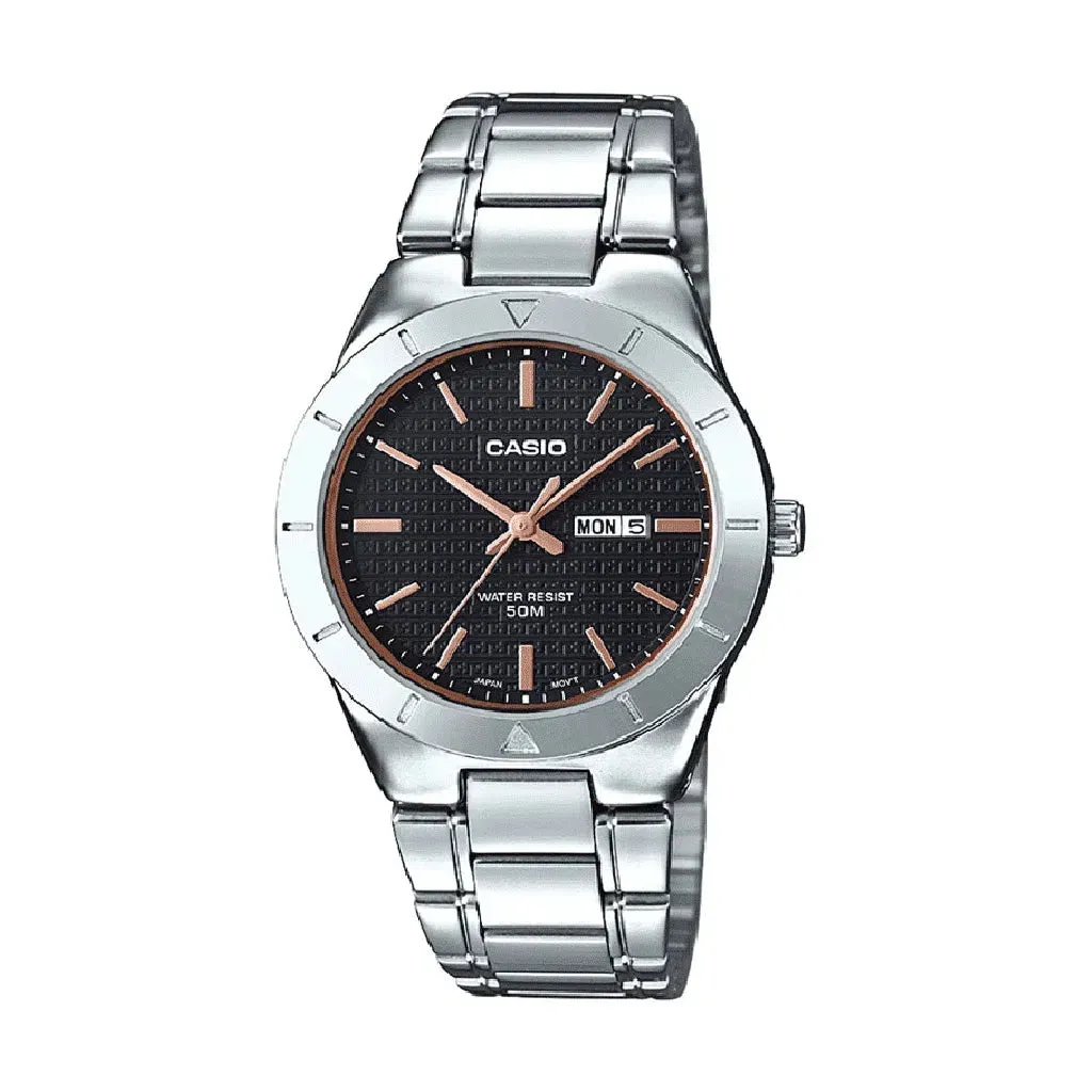 Casio LTP-1410D-1A2 Silver Stainless Watch for Women