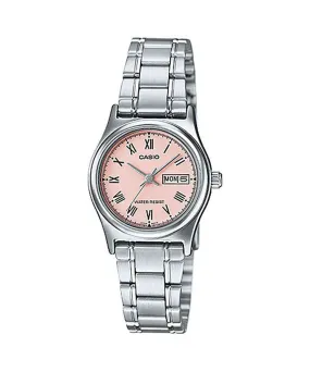 Casio LTP-V006D-4B Silver Stainless Steel Strap Watch for Women