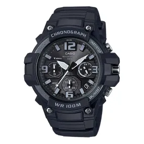 Casio MCW-100H-1A3VDF Black Resin Strap Watch for Men