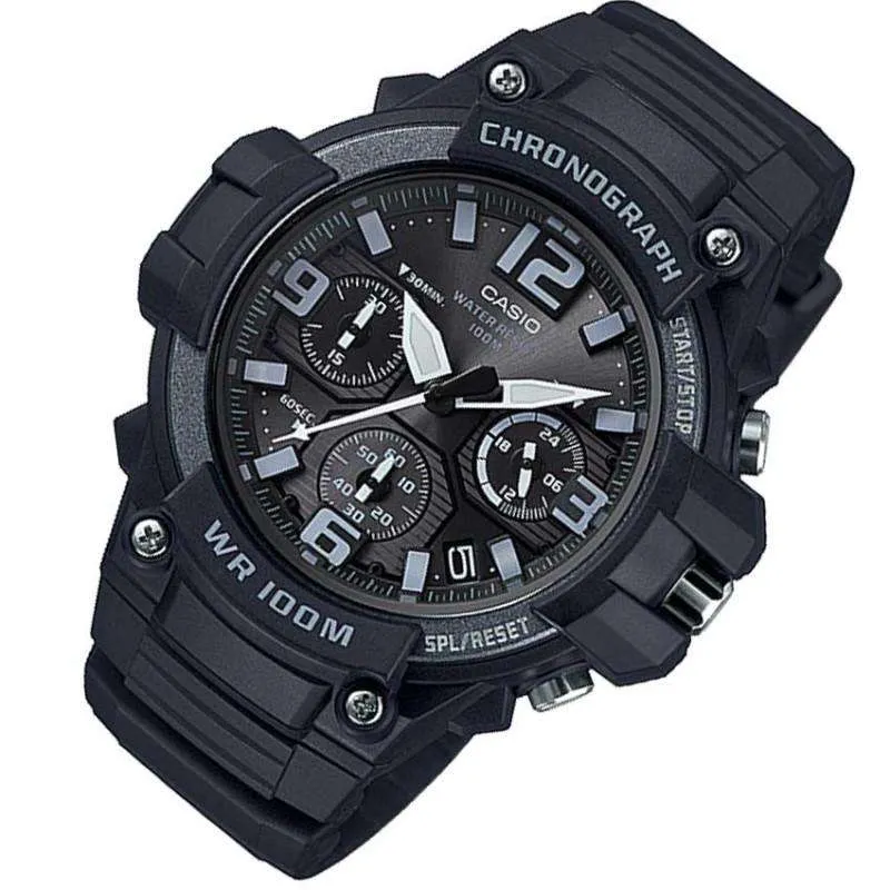 Casio MCW-100H-1A3VDF Black Resin Strap Watch for Men