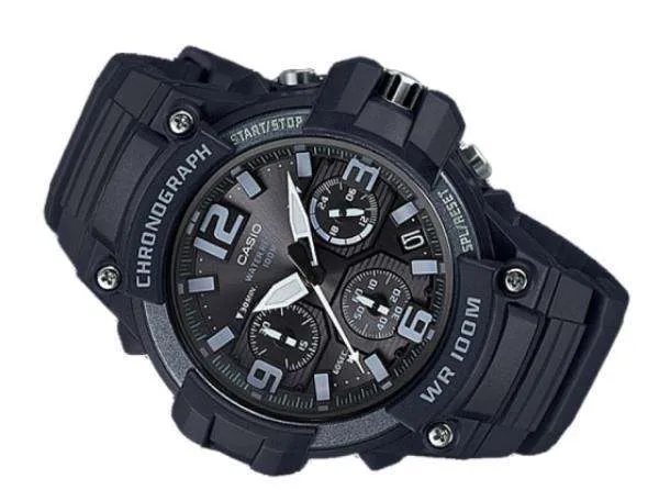 Casio MCW-100H-1A3VDF Black Resin Strap Watch for Men