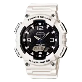 Casio Men Black White Analog-Digital Combination Solar Watch AQ-S810WC-7AVDF