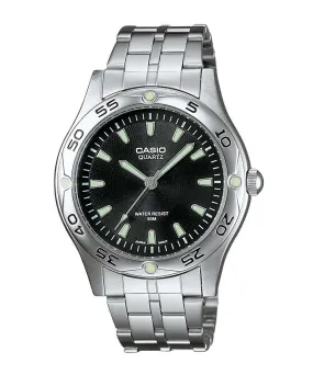 Casio MTP-1243D-1AVDF Silver Stainless Steel Strap Watch for Men