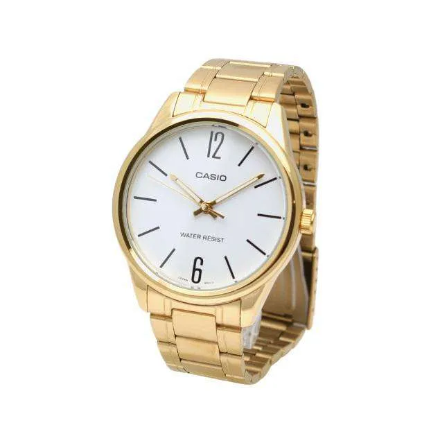 Casio MTP-V005G-7B Gold Stainless Watch for Men