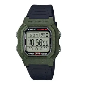 Casio W-800HM-3AVDF Black Resin Watch for Men and Women