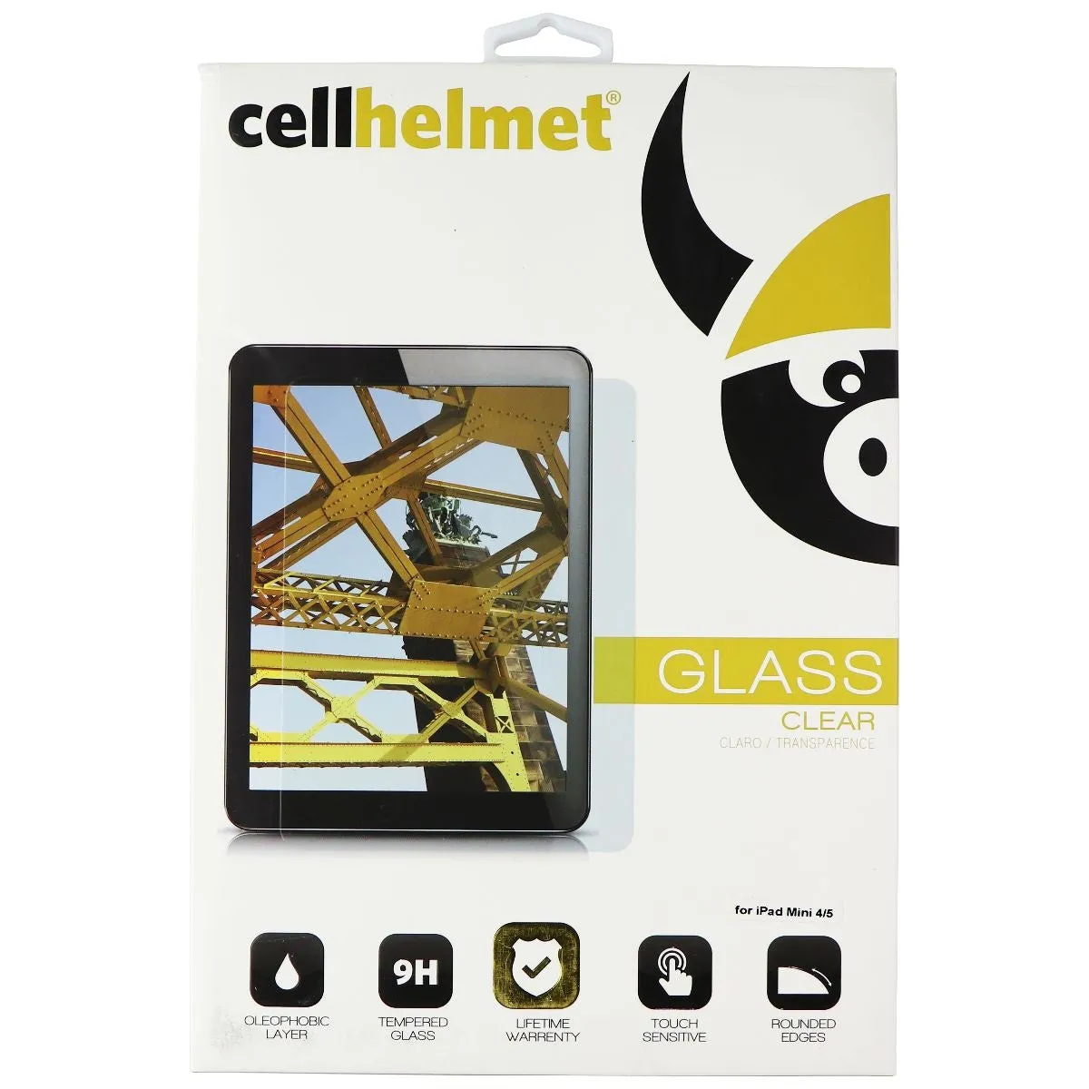 CellHelmet Glass Series Screen Protector for Apple iPad mini 4/5 - Clear