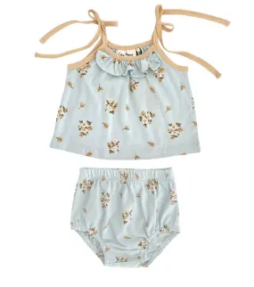 City Mouse Glacier Floral Tank and Bloomer Set (3-6 months)