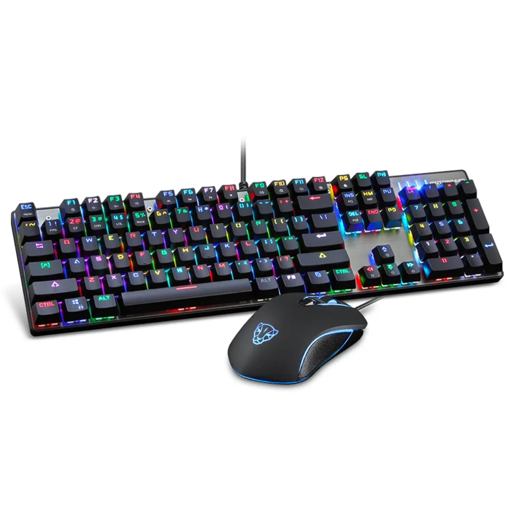 CK888 RGB Backlight Mechanical Gaming Keyboard   Mouse  Game Keyboard Mouse Set with 1.8M Cable for Computer Pro Gamer