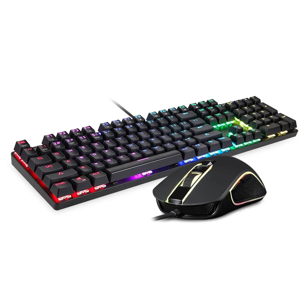 CK888 RGB Backlight Mechanical Gaming Keyboard   Mouse  Game Keyboard Mouse Set with 1.8M Cable for Computer Pro Gamer