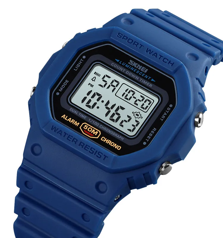 Classic little cube sports electronic watch W2316828