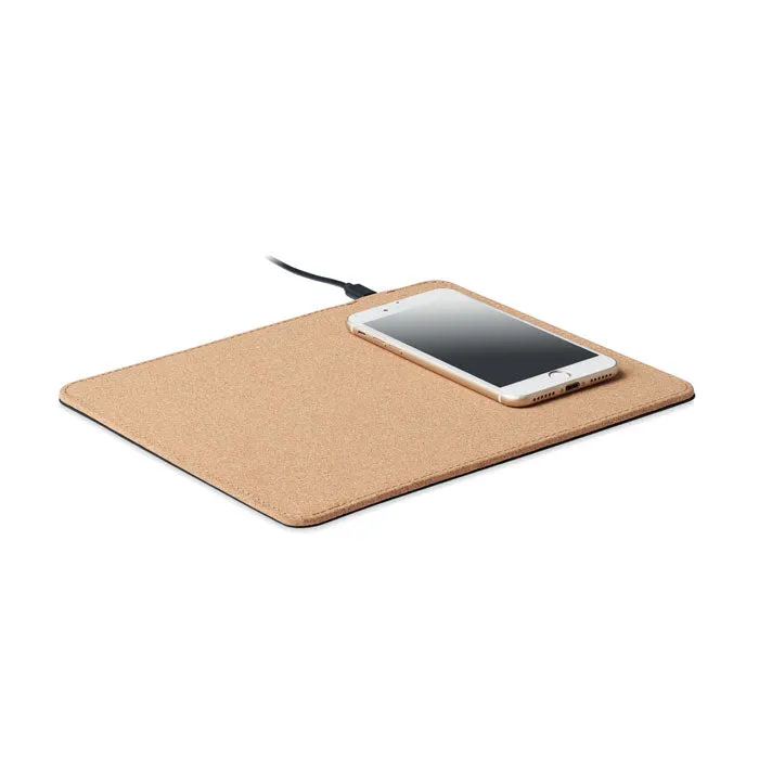 Cork Mouse Mat Charger 15w | WIRELESS MATTY - MO6476